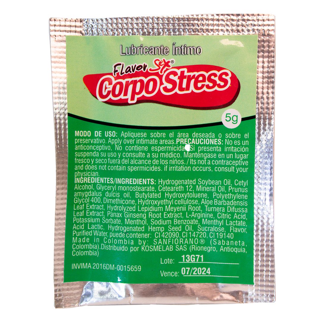 Corpo Stress Estrechante Flavor Sex