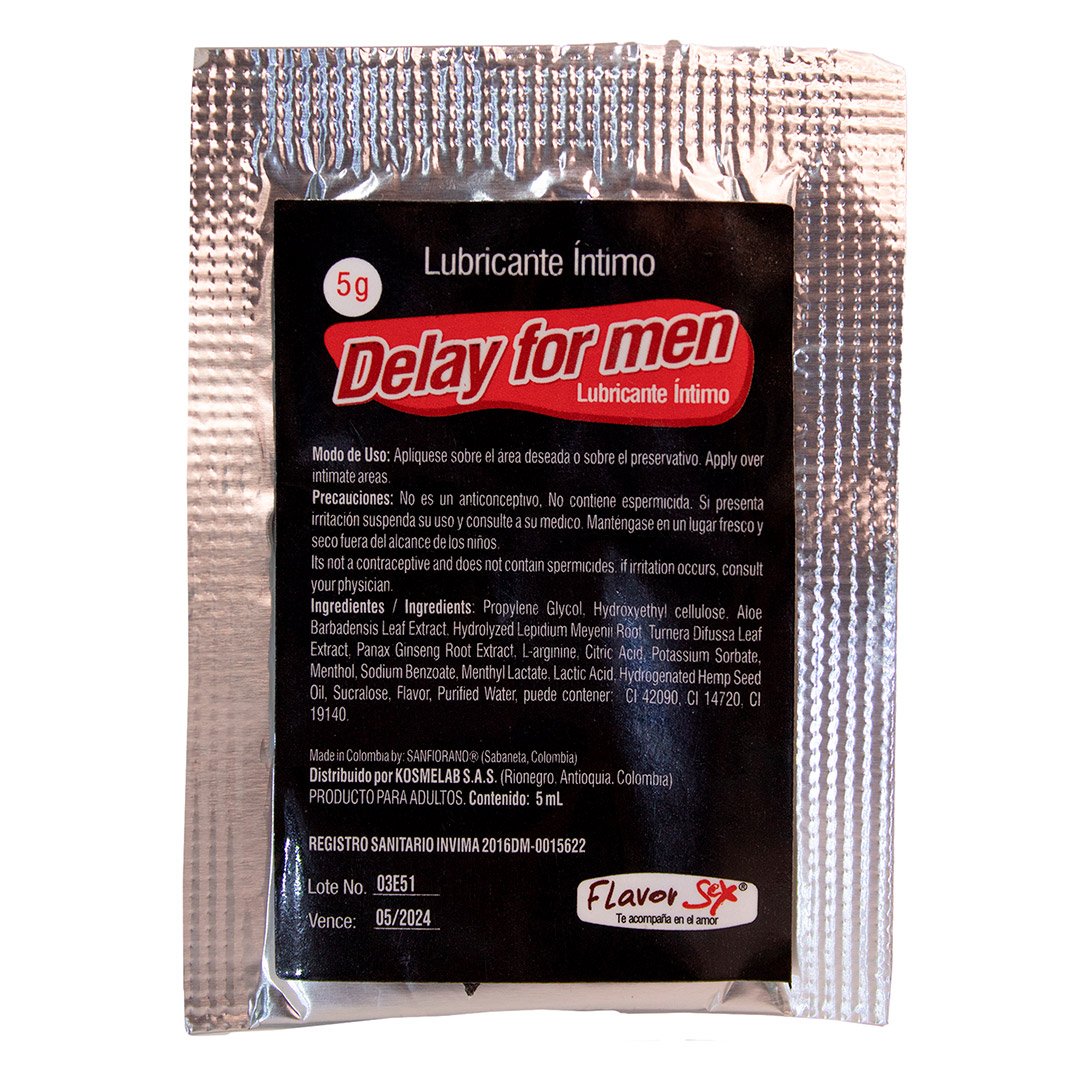 Retardante Deley For Men 7ml Flavor Sex