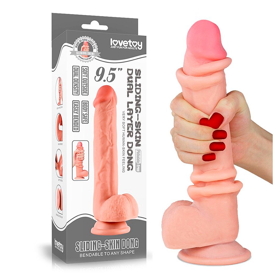 Dildo LoveToy Realista 9.0"