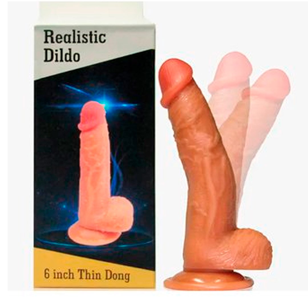 Dildo Realista 6"inch Thin Dong