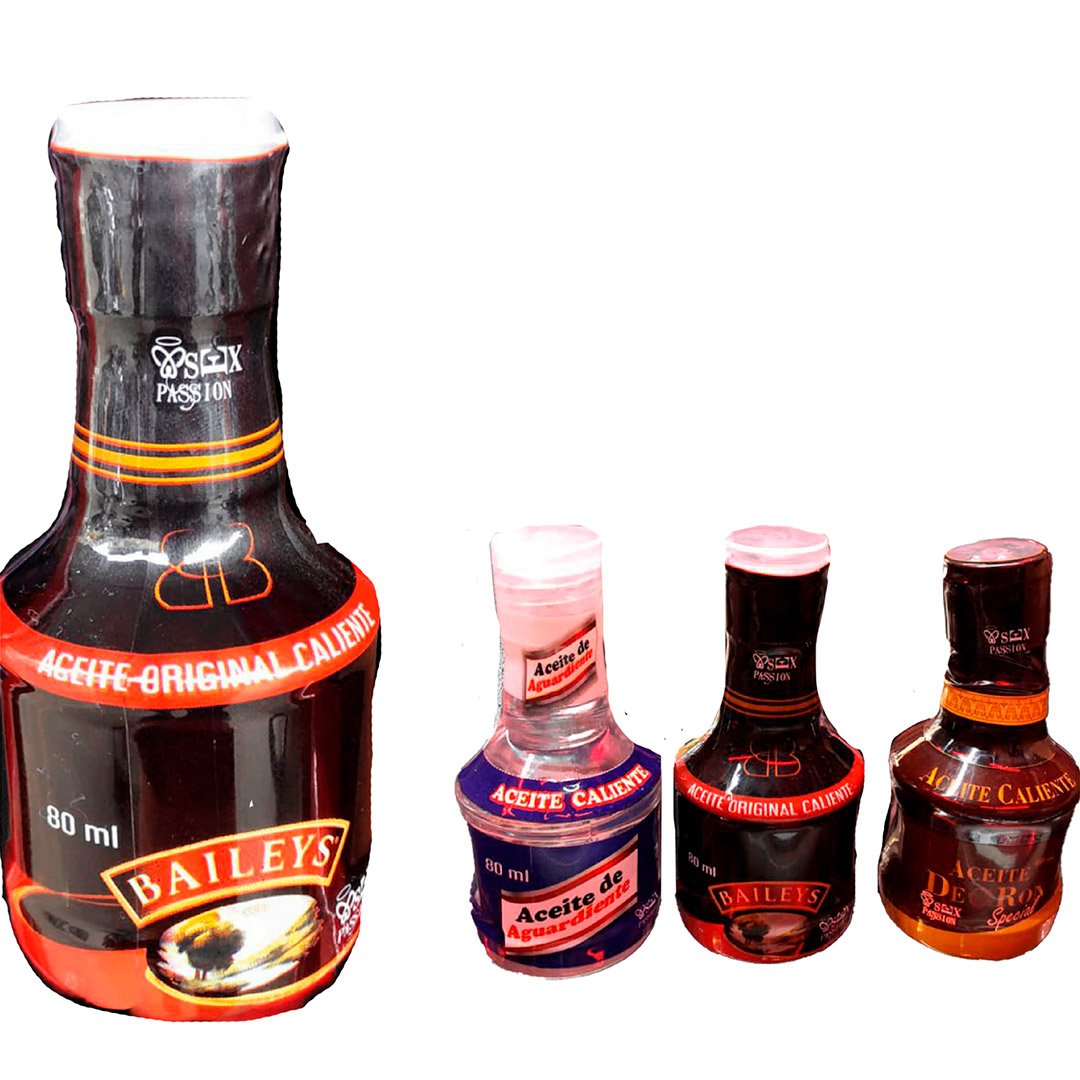 Aceite Caliente Saborizado a licor para Oral Sex