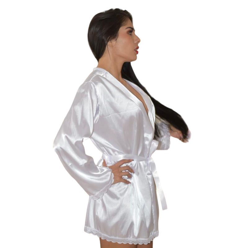 White Elastic Satin Lifter