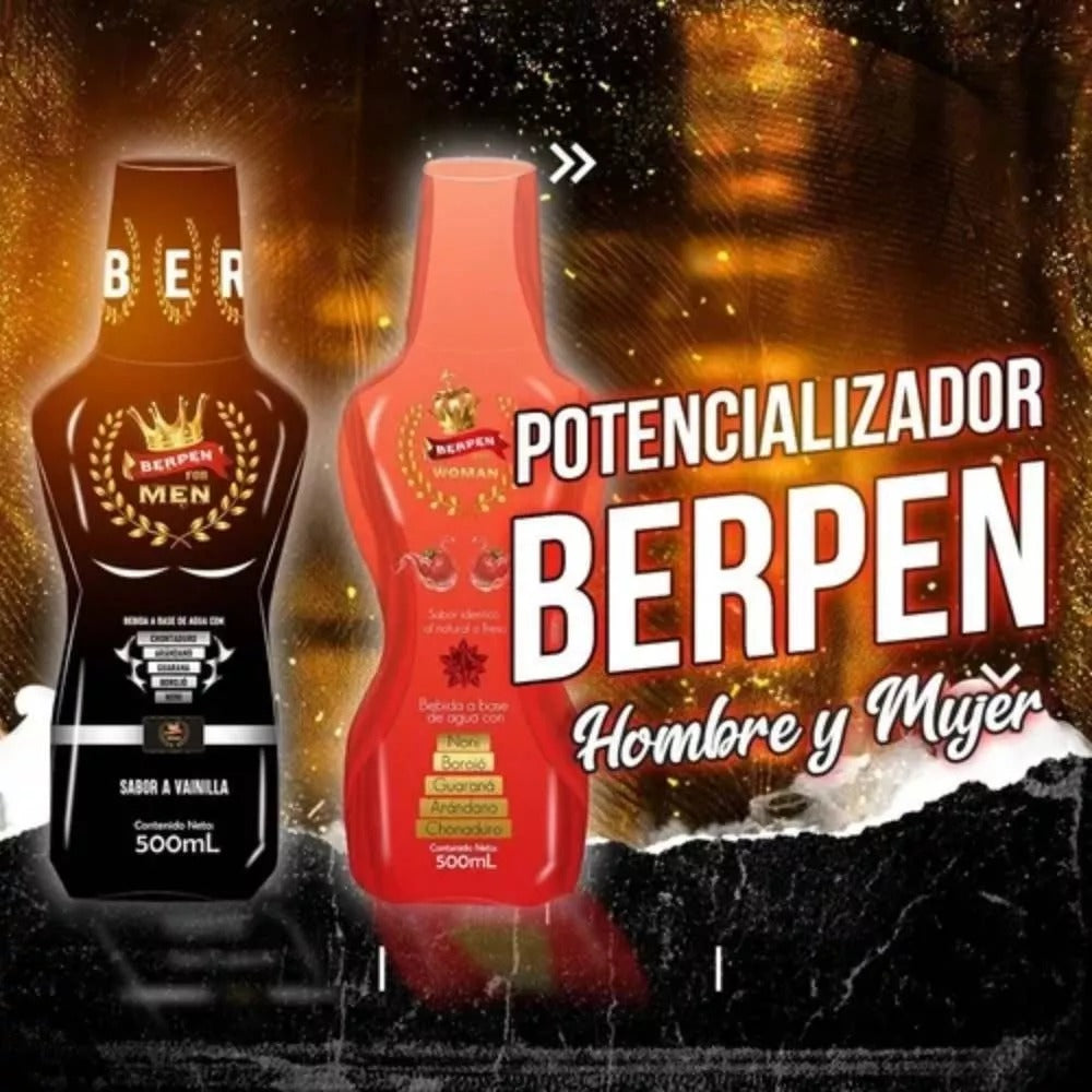 Potenciador Masculino Natural 500ml Berpen