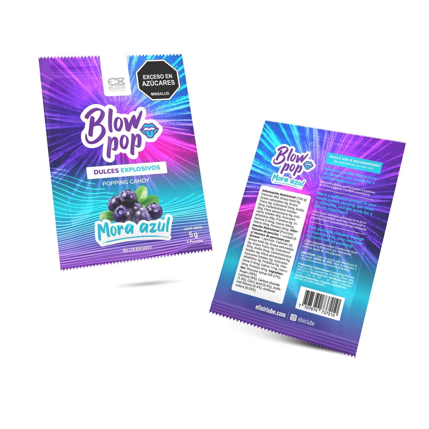 Quipitos Blow Pop 5g (Dulces Explosivos)