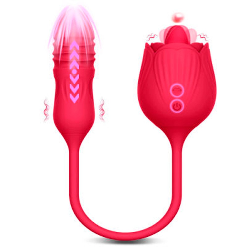 Vibrador de rosa o flor Lengua para mujer – Miracle