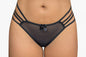 Panty negro trasnparente