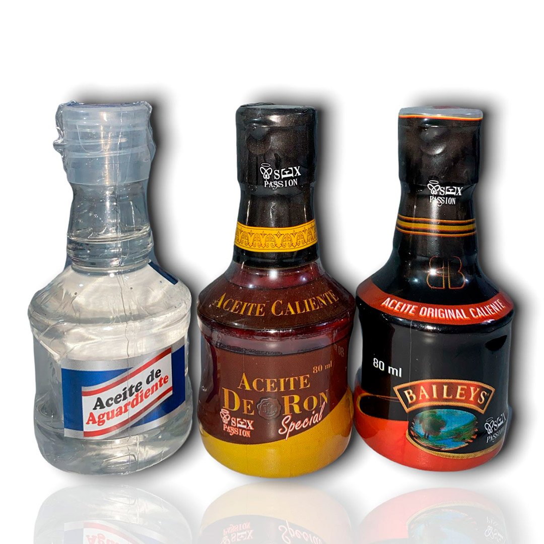 Aceite Caliente Saborizado a licor para Oral Sex